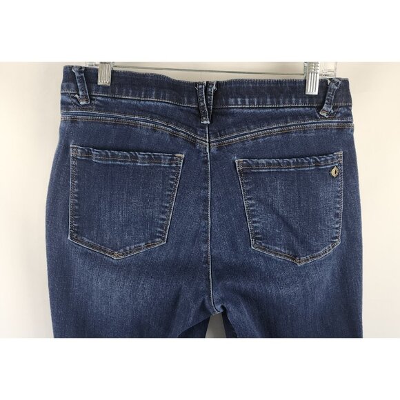 Democracy Jeans Womens 12 Blue AB Solution Ankle Length Skinny (32x27) B1721W5EH - Picture 8 of 10